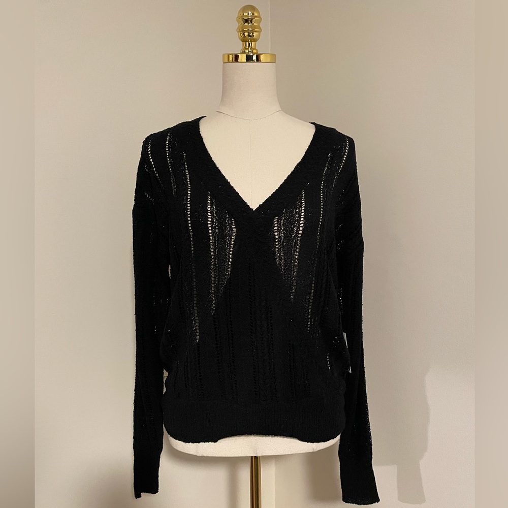 NWT ASTR black sweater L